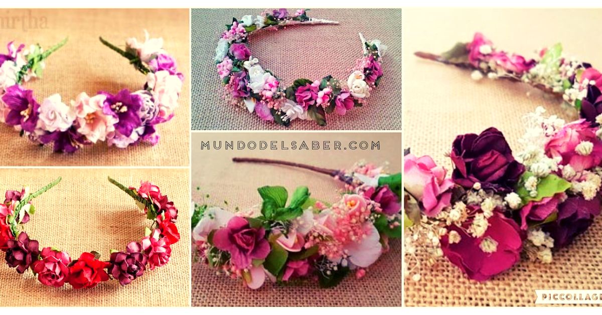 😍🌺🎀Hermosas Coronas de flores😍🌺🎀 tutorial paso a paso