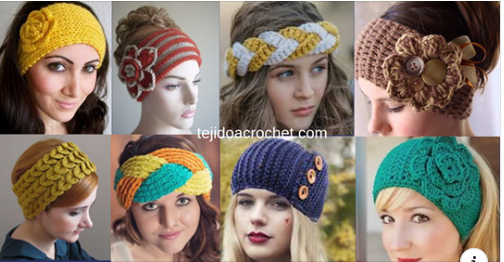 😍🌺🎀Preciosas Diademas a crochet😍🌺🎀 tutorial paso a paso