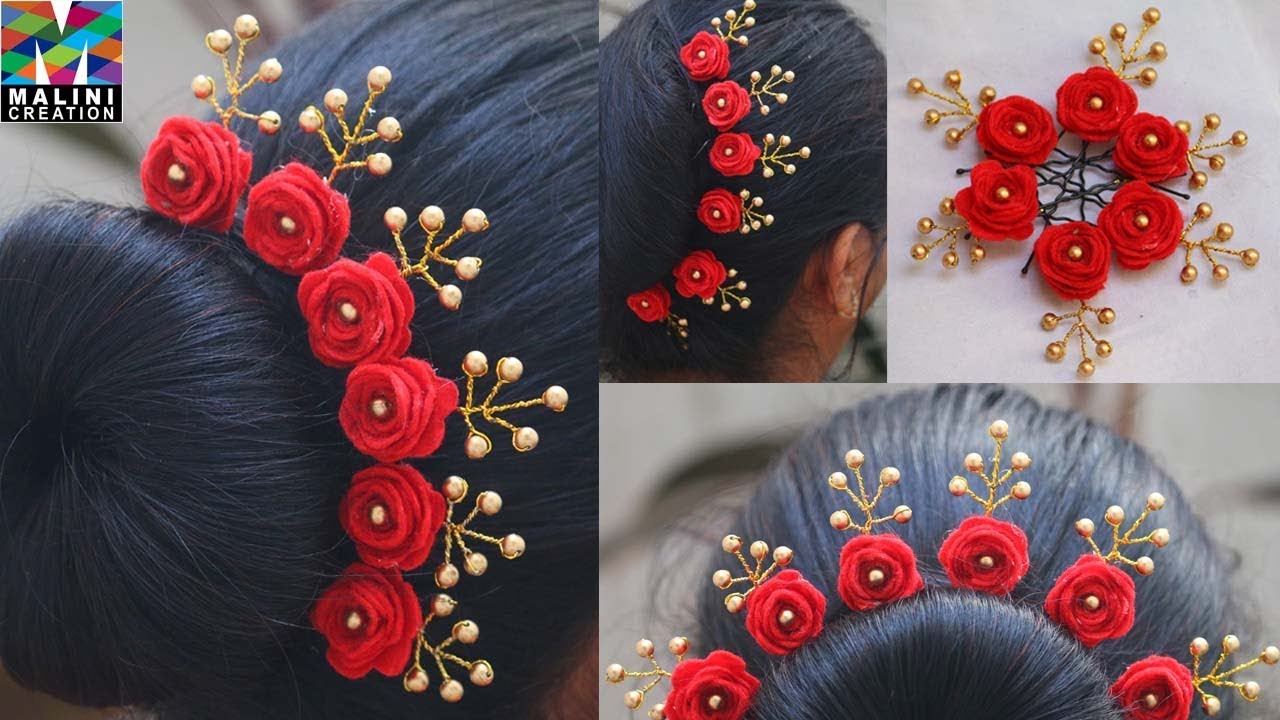 😍🌺🎀Hermosa tiara de rosas con perlas😍🌺🎀 tutorial paso a paso