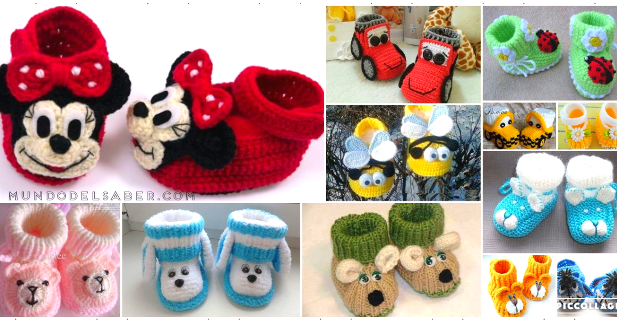 😍🌺🎀Hermosas botitas con diseños personalizados a crochet🌺🎀 tutorial paso a paso