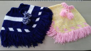 Huge Distant break down Aprende hacer hermosos ponchos de niña a crochet / Tutorial paso a paso