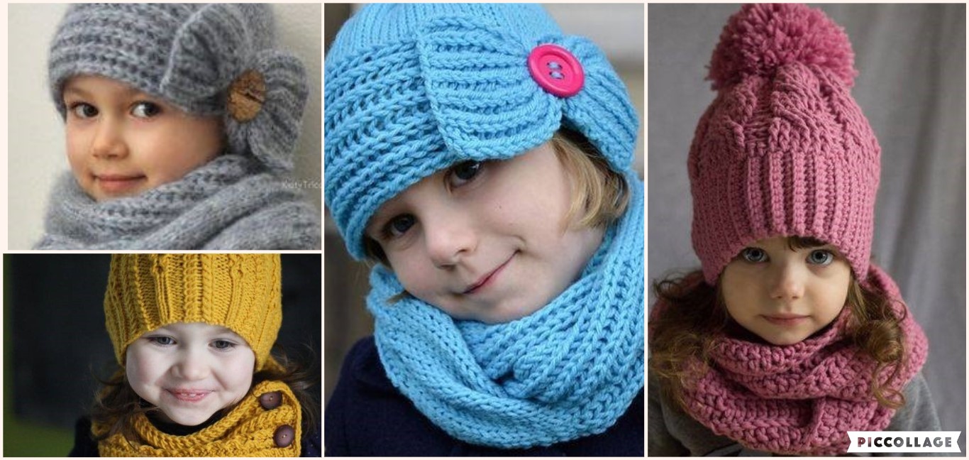 Leonardoda Impermeable Prueba de Derbeville Aprende hacer hermosas bufandas con gorras para niña
