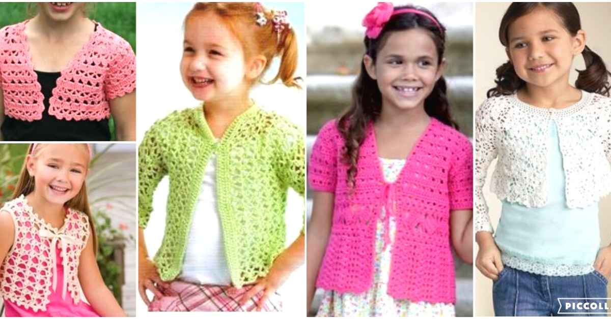 Hermosos boleritos para niña tejidos a crochet/Curso tutorial paso a paso