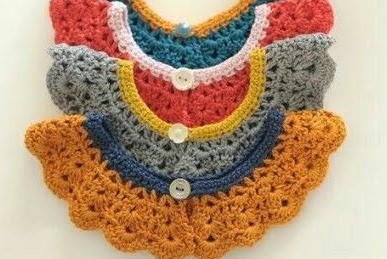 Aprende hacer elegantes cuellos a crochet