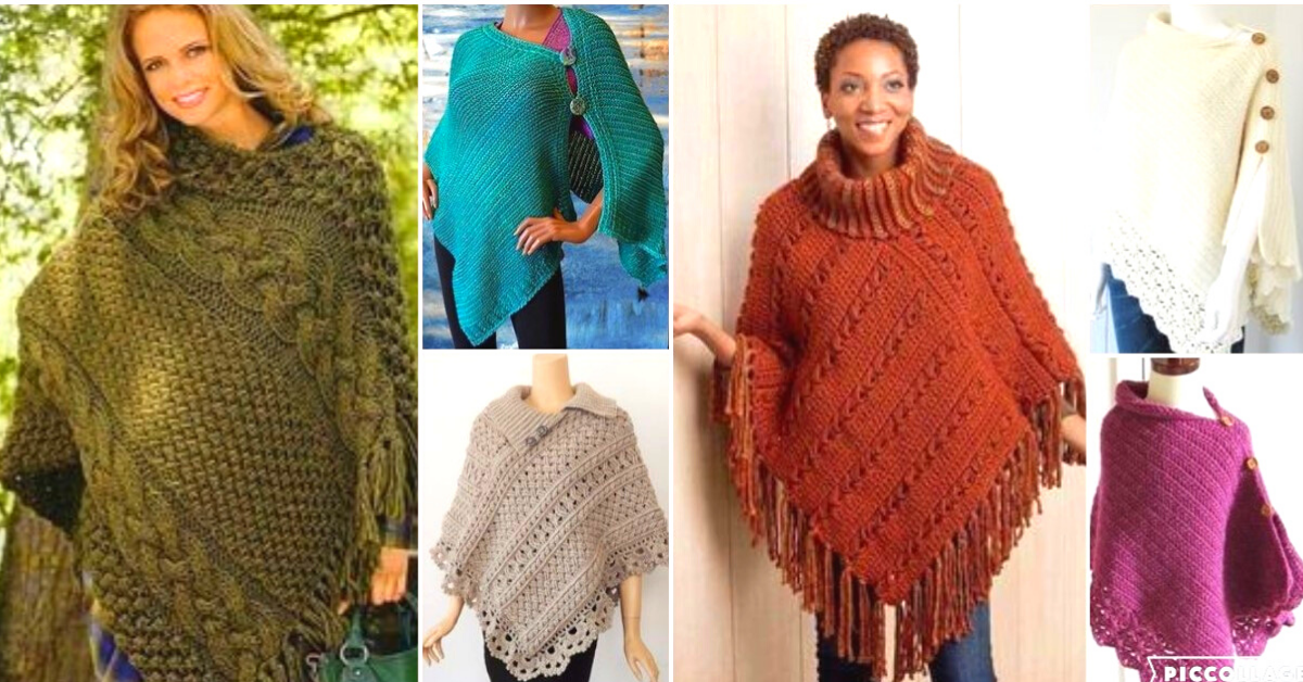 Aprende a tejer hermosos ponchos/Curso tutorial paso a paso