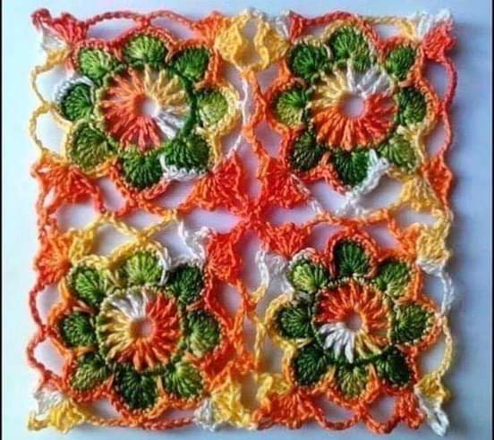 Aprende hacer lindos Granny Square a crochet