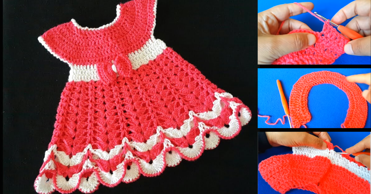 Bellisimo vestido tejido a crochet/Curso tutorial paso a paso