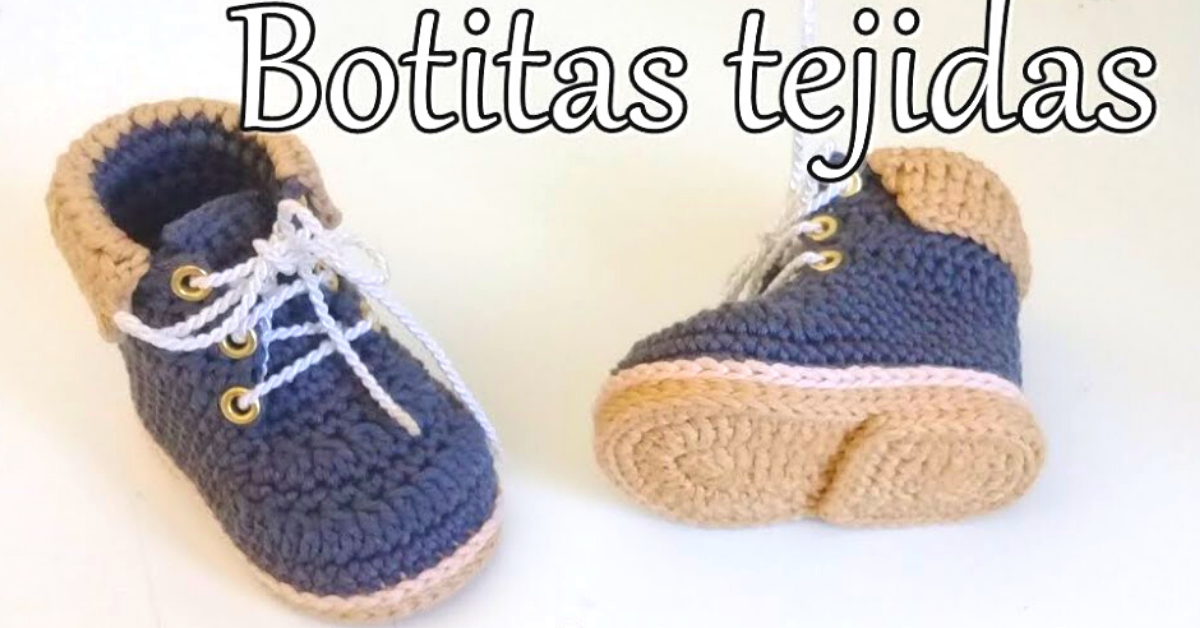 Hermosos botines para bebe tejidos a crochet/Curso tutorial paso a paso