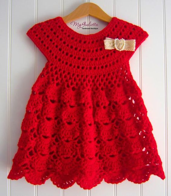 Aprende a tejer hermosos vestidos a crochet
