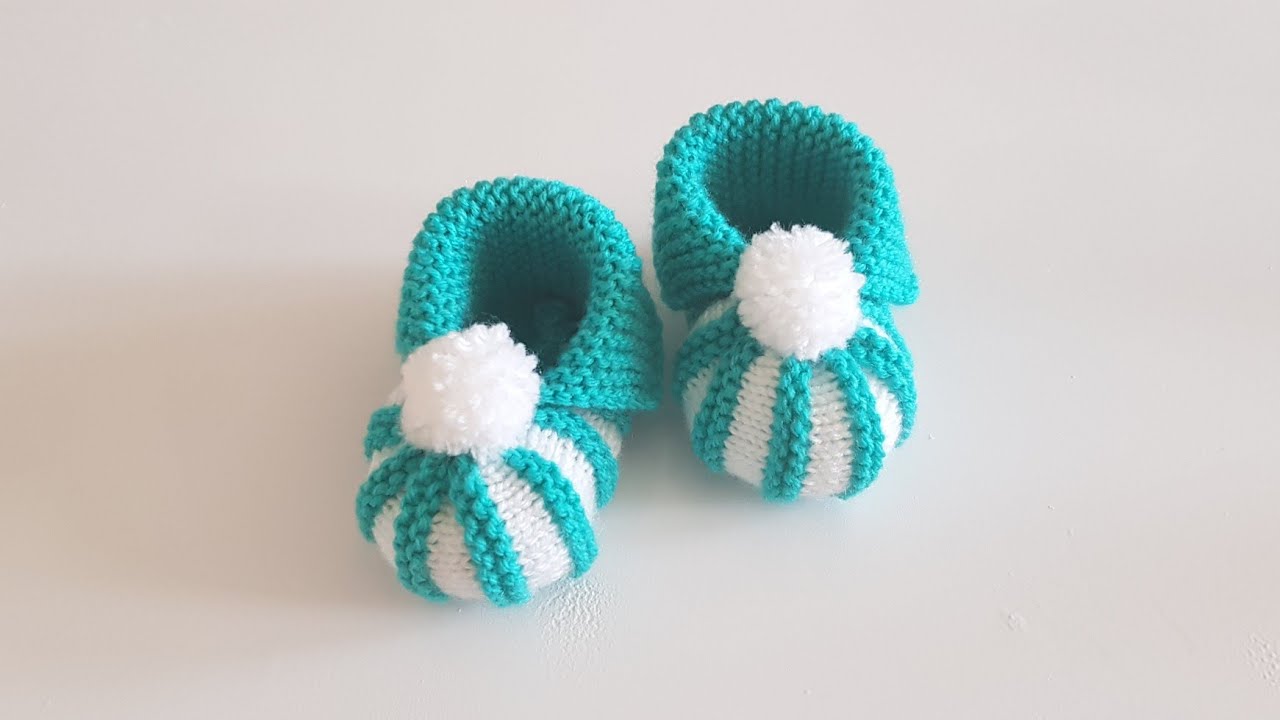 Bellisimas botitas tejidas a dos agujas/Curso tutorial paso a paso