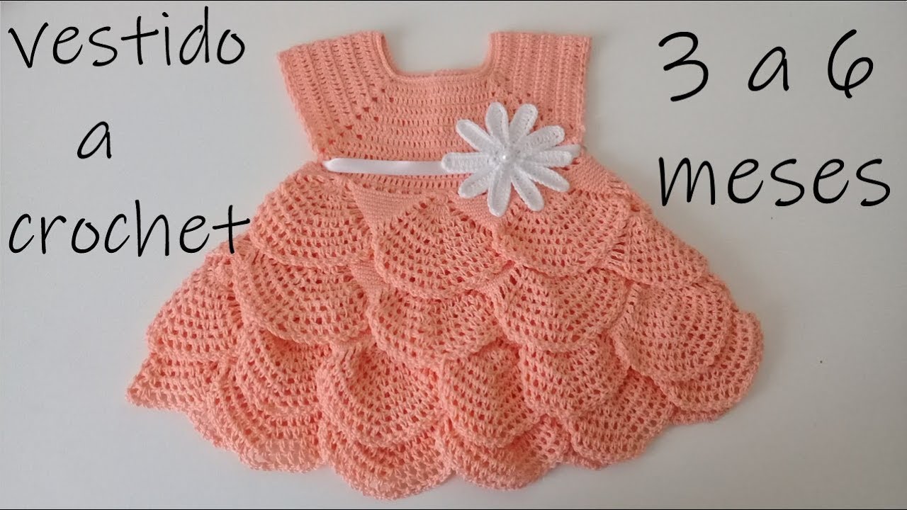 Aprende a tejer bellísimo vestido/paso a paso