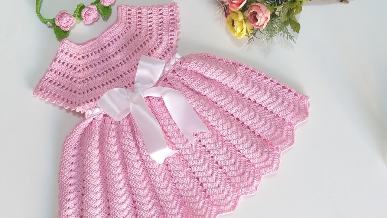 Aprende a tejer hermoso vestido/Paso a paso