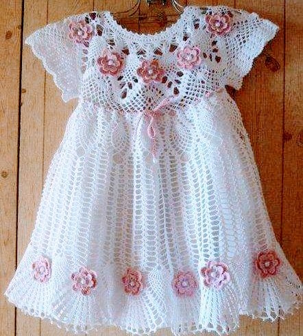 Aprende a tejer precioso vestido/Paso a paso